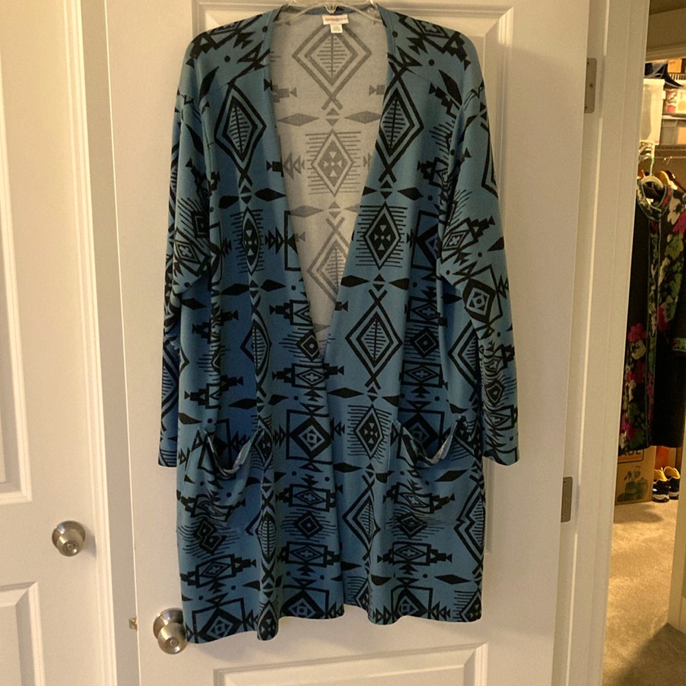 LuLaRoe Open-Front Tunic Cardigan
